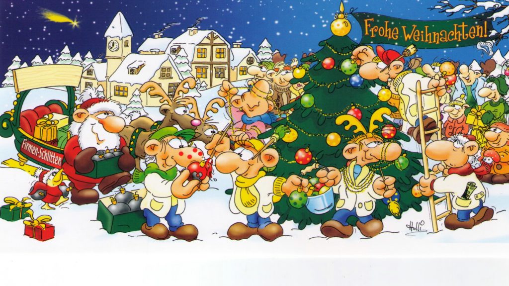 Holli Weihnachtsgrüße gescanntes Bild